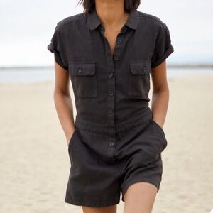 OUTERKNOWN S.E.A. SUIT SHORTALL - PITCH BLACK Size XS